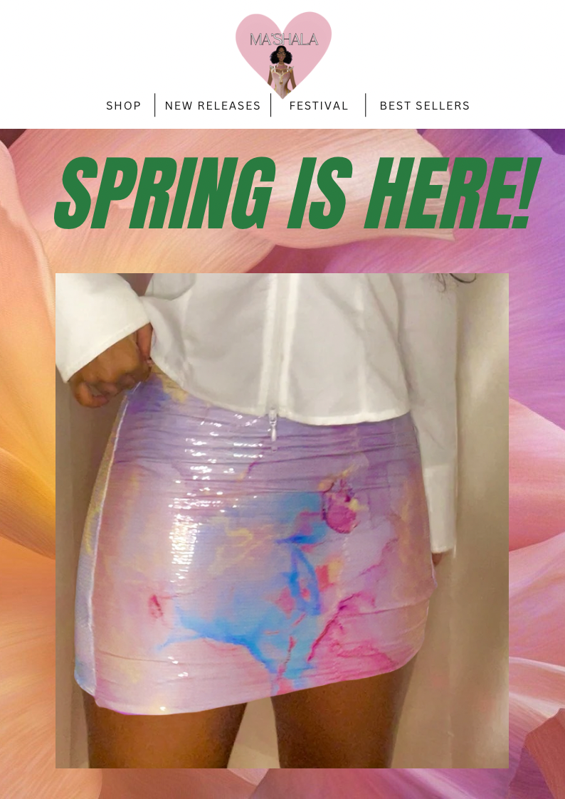 Multi-color pastel mini sequin skirt